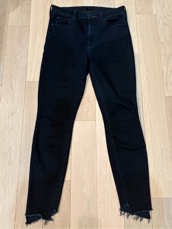 MOTHER Denim - MOTHER High-Rise The Stunner Zip Two Step Fray Jeans